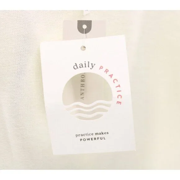 Daily Practice by Anthropologie Women's Half-Zip Pullover Vanilla Sz S NWT - Picture 7 of 8